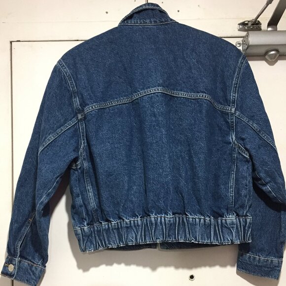 NEW MNG CROPPED DENIM JACKETS SIZE S - Picture 5 of 7